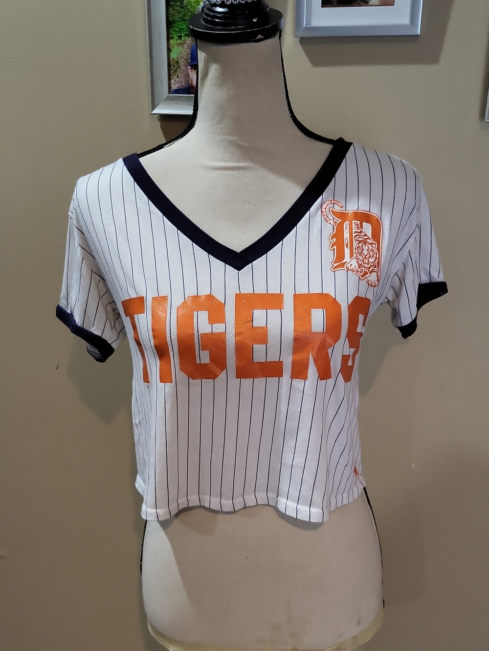 Victoria's Secret PINK Detroit Tigers Baseball Shirt